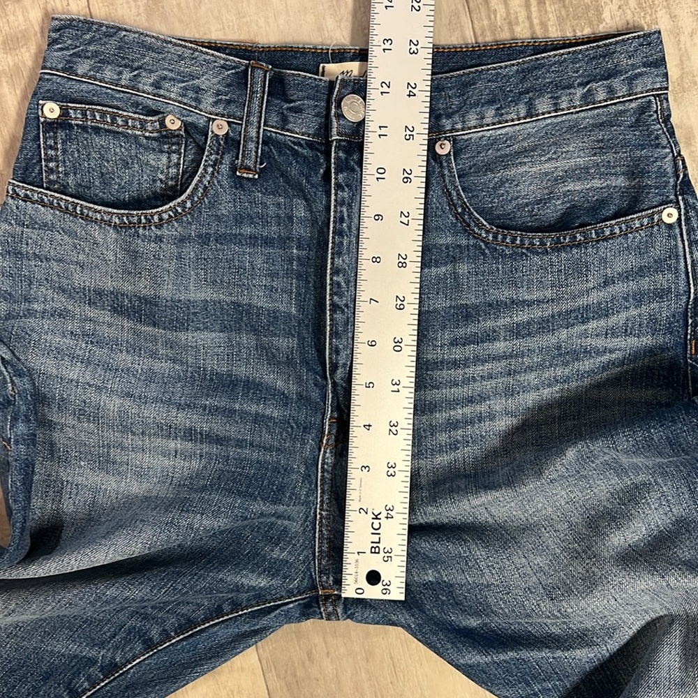 Madewell Rigid Straight High Rise Cropped Jeans - Picture 11 of 15